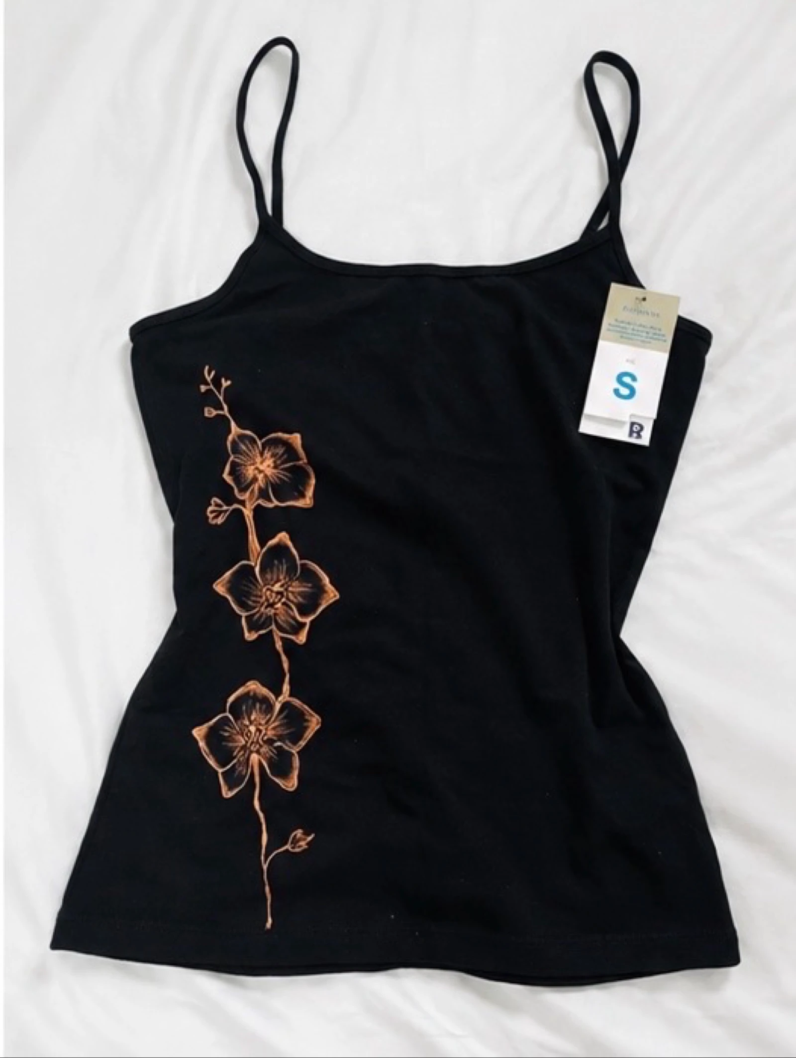 Top verão orquídea 